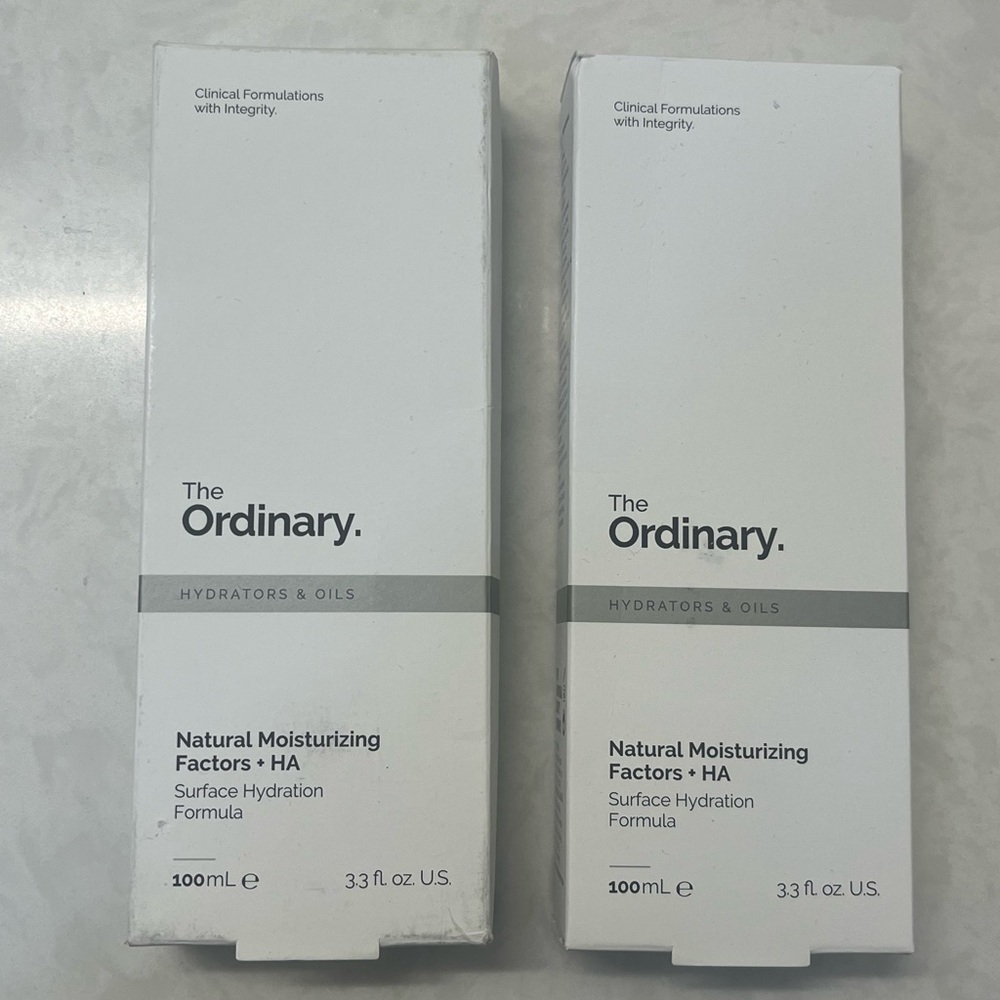 2 of The Ordinary Natural Moisturizing
Factors + HA Moisturizers